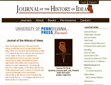 Tablet Screenshot of jhi.pennpress.org