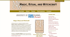 Desktop Screenshot of magic.pennpress.org