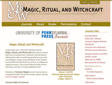 Tablet Screenshot of magic.pennpress.org